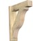 Ekena Millwork Funston Block Rough Sawn Outlooker, Douglas Fir, 6"W x 22"D x 26"H OUT06X22X26FST05RDF - alternate 1